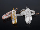 Natural Crystal Quartz Reiki Chakra Tree of Life Wire Wraped 5Pcs