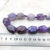 Polyhedron Purple Dragon Veins Agates Stone Beads
