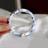 Hand Carved Porcelain Bracelet Boutique Jewelry Men's Women's