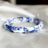 Hand Carved Porcelain Bracelet Boutique Jewelry Men's Women's