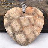Natural Precious Coral Chrysanthemum Royal Pendant Crystal Jewelry