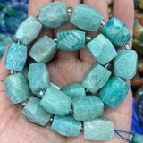 Prehnite Amazonite Citrine Stone Beads 15'' DIY Loose Beads for Jewelry Making
