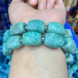 Prehnite Amazonite Citrine Stone Beads 15'' DIY Loose Beads for Jewelry Making