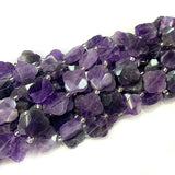 Prehnite Amethyst Phoenix Stone Bead 15'' DIY Clover Beads