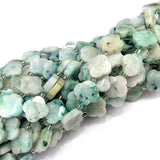 Prehnite Amethyst Phoenix Stone Bead 15'' DIY Clover Beads