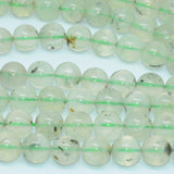 Natural Prehnite Round Beads 10mm