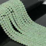 6mm Natural Prehnite Round Beads