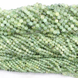 Natural Prehnite Round 6 8 10MM Loose Beads 15Inch for Jewelry Making DIY