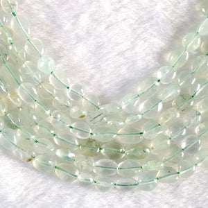 Natural Prehnite Stone Round Loose Spacer Beads for DIY Jewelry Making