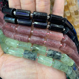 Prehnite Strawberry Quartz Tourmaline Stone Beads for Jewelry Making 15''