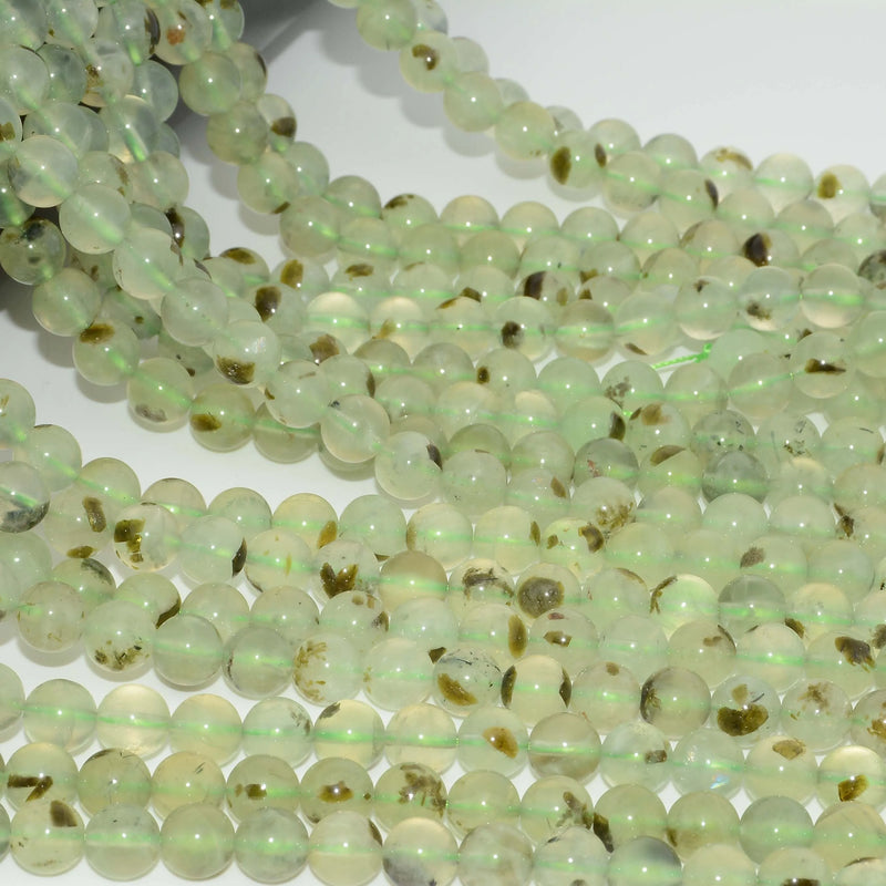 Prehnite Epidote Loose Round Beads 8mm