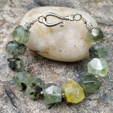 Natural Prehnites Stone Beads Bracelet