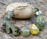 Natural Prehnites Stone Beads Bracelet