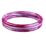 Natural Purple Agate Chalcedony Bracelet for Women