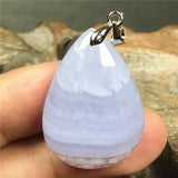 Purple Agate Crystal Pendant Healing Luck Stone