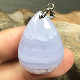 Purple Agate Crystal Pendant Healing Luck Stone