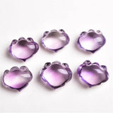 Natural Purple Amethyst Quartz Pendant Carved 20x18x11mm