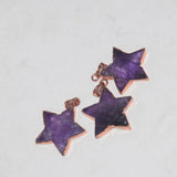 Amethyst Stone Star Pendant Chakra Necklace