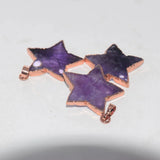Amethyst Stone Star Pendant Chakra Necklace