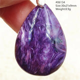 Charoite Gemstone Pendant with 925 Sterling Silver Chain