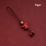 Purple Cinnabar Phone Chain Pendant for Men and Women