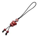 Purple Cinnabar Phone Chain Pendant for Men and Women