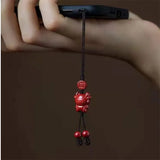 Purple Cinnabar Phone Chain Pendant for Men and Women