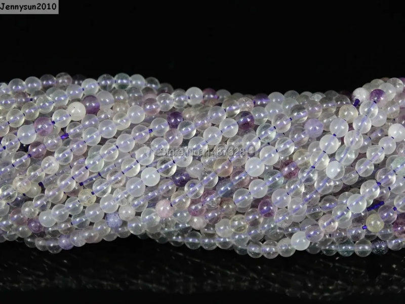 Purple Fluorite Agate 3mm Spacer Beads 15'' Strand 5 Strands/Pack