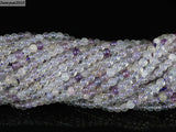 Purple Fluorite Agate 3mm Spacer Beads 15'' Strand 5 Strands/Pack