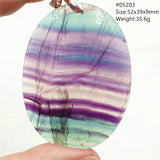Purple Fluorite Quartz Round Pendant Necklace AAAAA