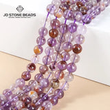 Natural Purple Ghost Quartz High 6-12mm DIY Gemstone Ornament