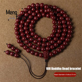 Natural Purple Sand 108 Buddhist Beads Bracelet Couple Charms