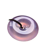 Purple Jade Donut Pendant Charms Jelcedony Chalcedony Amulet Jewelry