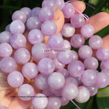 Natural Purple Kunzite 13-13.5mm Round Gem-Stone Bracelet