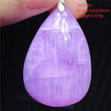 AAAAAA Cat Eye Kunzite Pendant Water Drop Necklace