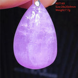 AAAAAA Cat Eye Kunzite Pendant Water Drop Necklace