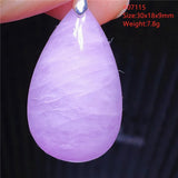 AAAAAA Cat Eye Kunzite Pendant Water Drop Necklace