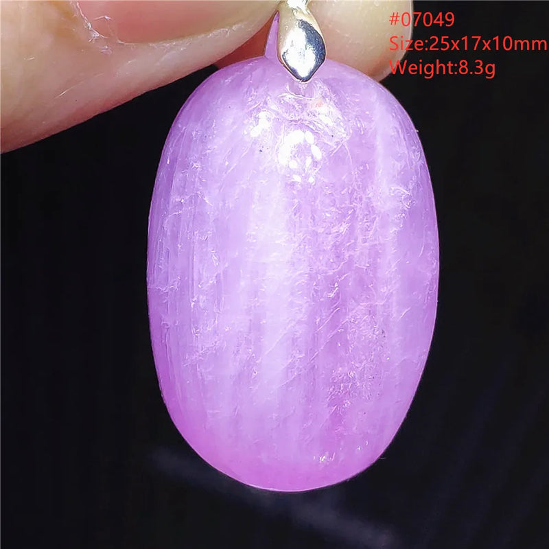 Natural Purple Kunzite Pendant Cat Eye AAAAAA