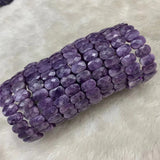 Natural Purple Lepidolite Bracelet for Woman For Man