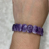 Natural Purple Lepidolite Bracelet for Woman For Man