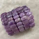 Genuine Purple Lepidolite Stone Beads Bracelet