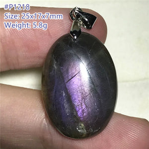 Labradorite Pendant Silver Crystal Healing Gift 25x17x7mm