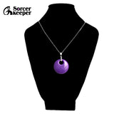 Natural Purple Phosphosiderite Pendant Jewelry Healing Love Gift Crystal