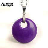 Natural Purple Phosphosiderite Pendant Jewelry Healing Love Gift Crystal