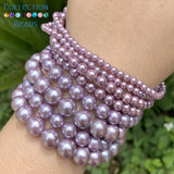 Purple Shell Beads 4/6/8/10mm Mother Of Pearls Spacer Beads for DIY Jewelry
