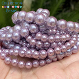 Purple Shell Beads 4/6/8/10mm Mother Of Pearls Spacer Beads for DIY Jewelry