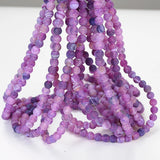 Natural Purple Stone Beads for Jewelry Making DIY Bracelet Necklace