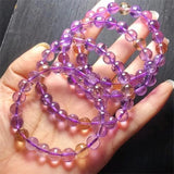 Ametrine Faceted Beads Bracelet - 9mm