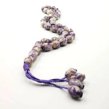 Purple Shell Tasbih Prayer Beads 33 Beads Tespih Islam Bracelet