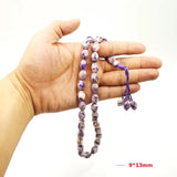Purple Shell Tasbih Prayer Beads 33 Beads Tespih Islam Bracelet